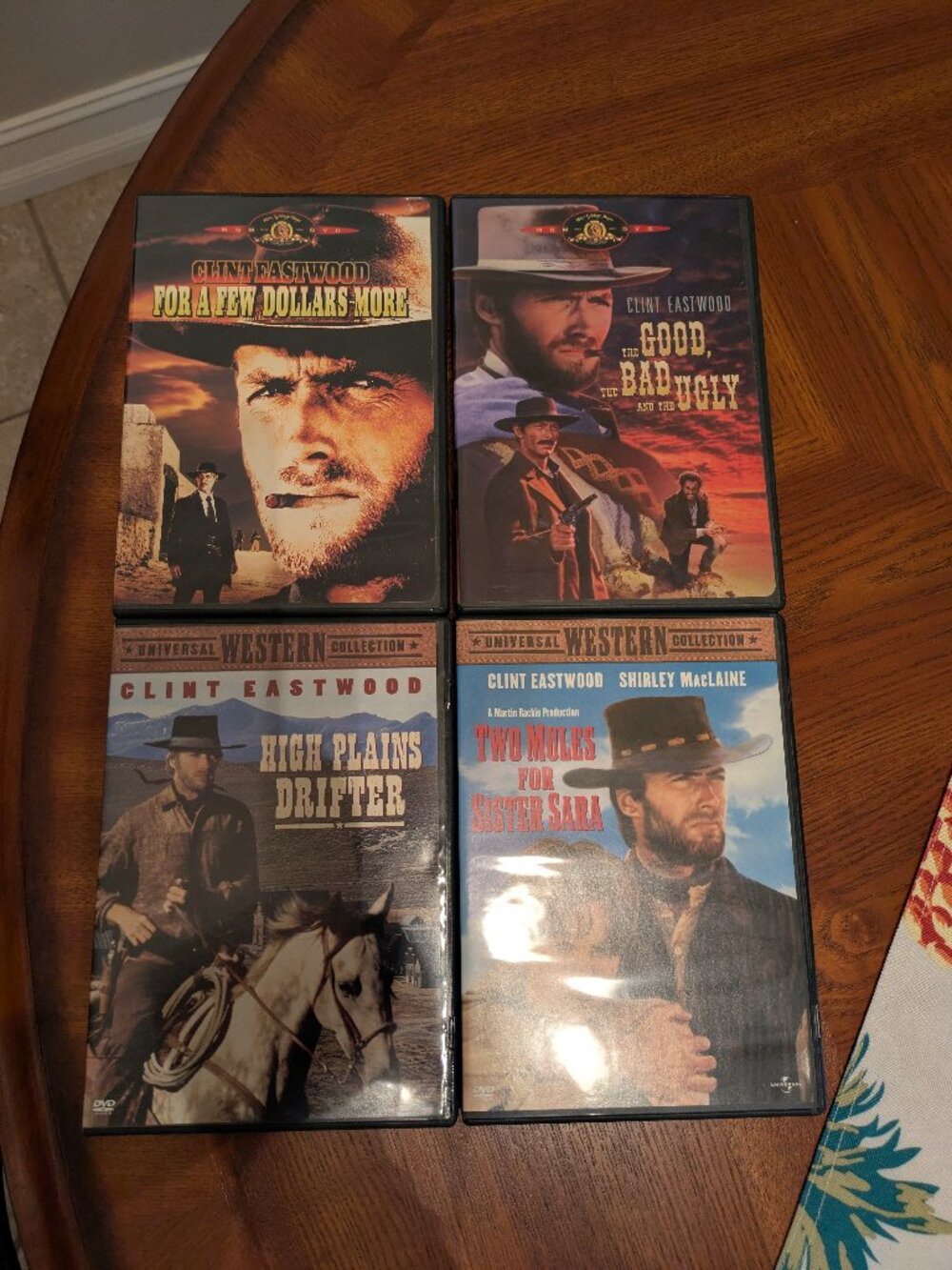 ~Set of 4 Clint Eastwood DVD Movies.